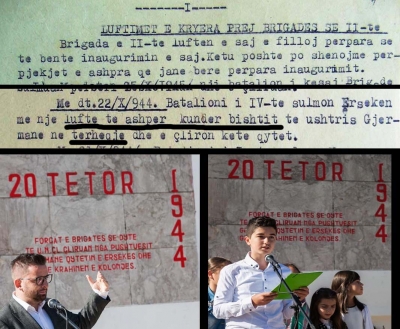 Festimet e këtij viti të "çlirimit" të Ersekës dhe pjesë nga historiku i Brigadës së 2-të komuniste ku flitet për goditjen e bishtit të autokolonës