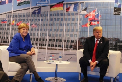 Trump e Merkel "kokë më kokë": Ishte një takim i madh