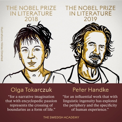 Çmimi "Nobel" për letërsi i jepet autores polake Olga Tokarczuk dhe austriakut Peter Handke