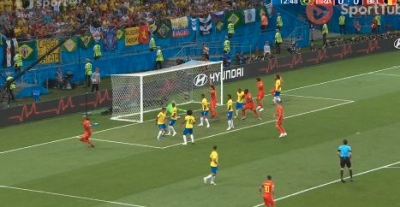 Brazili merr goditjen e parë, Belgjika kalon në avantazh