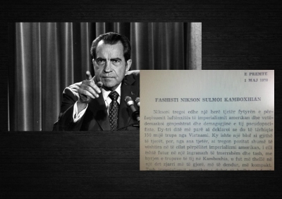 FOTO/ 'Sa 'fashist' ishte presidenti Nikson, aq janë Agron Tufa dhe Çelo Hoxha'