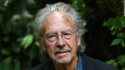 Peter Handke, mjerimi i çmimit "Nobel"