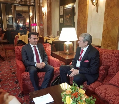 Berisha takon kryeministrin e Maqedonisë në forumin 'Crans Montana'