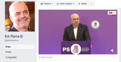 "Ngele duke mashtruar","S'po nxjerrim dot muajin", shuplakat për Ramën në FB