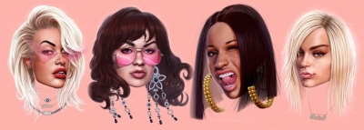 Publikohet videoklipi "Girls", Rita Ora puthet me Cardi B