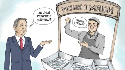 S'po kapen "Peshqite e mëdhenj", ambasadori amerikan ironizon Xhafën dhe Markun