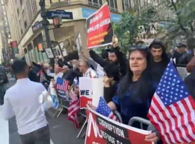 'Poshtë diktatura' e Ramës, në New York, Kortoçi: Protestojmë kundër shpopullimit, korrupsionit...