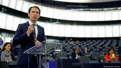 Kancelari i Austrisë Kurz kërkon "një Evropë që mbron"
