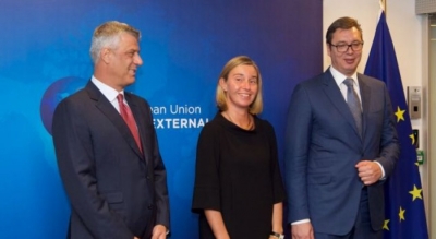 Mogherini pret bisedime 'të vështira, por të mundura' mes Thaçit e Vuçiqit në Bruksel me 7 shtator